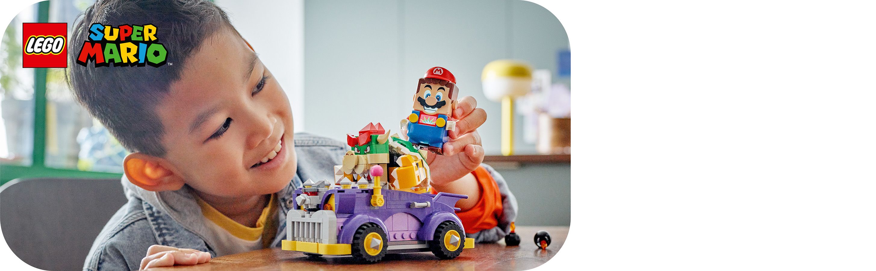 Prima stavebnice Bowserova sporťáku pro děti